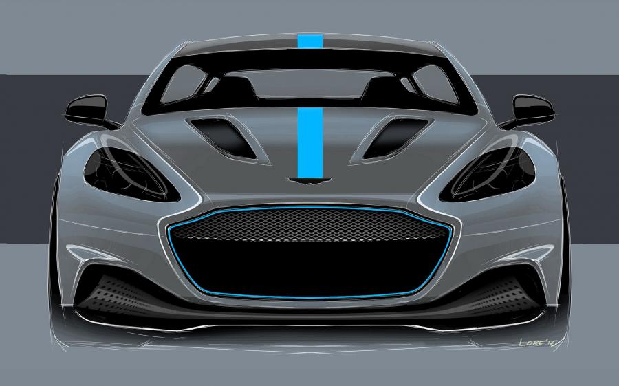 Эскиз Aston Martin Rapide E 2019 года  (WW) (фото 11 из 16)